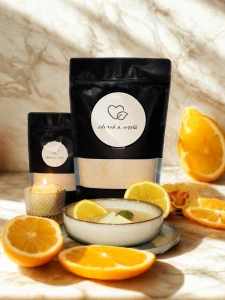 Instantní ovesná kaše - bílá čokoláda a pomeranč 