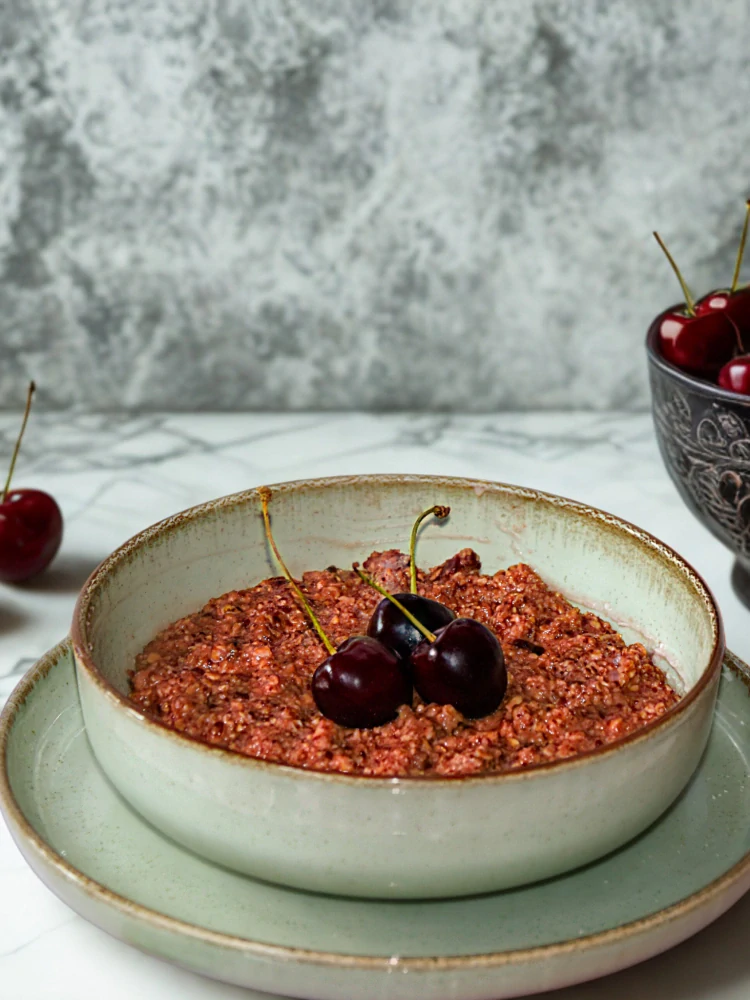 Instantní ovesná kaše - Višeň & ruby čokoláda